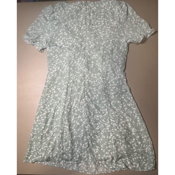 D’liteful Green Ditsy Floral Mini Dress Women’s M - Picture 4 of 10